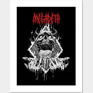 Mystical Skull Megadeth Posters and Art